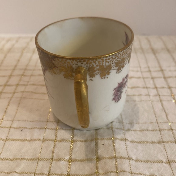 Vintage Limoges Demi Tasse Cup Floral - Picture 3 of 5